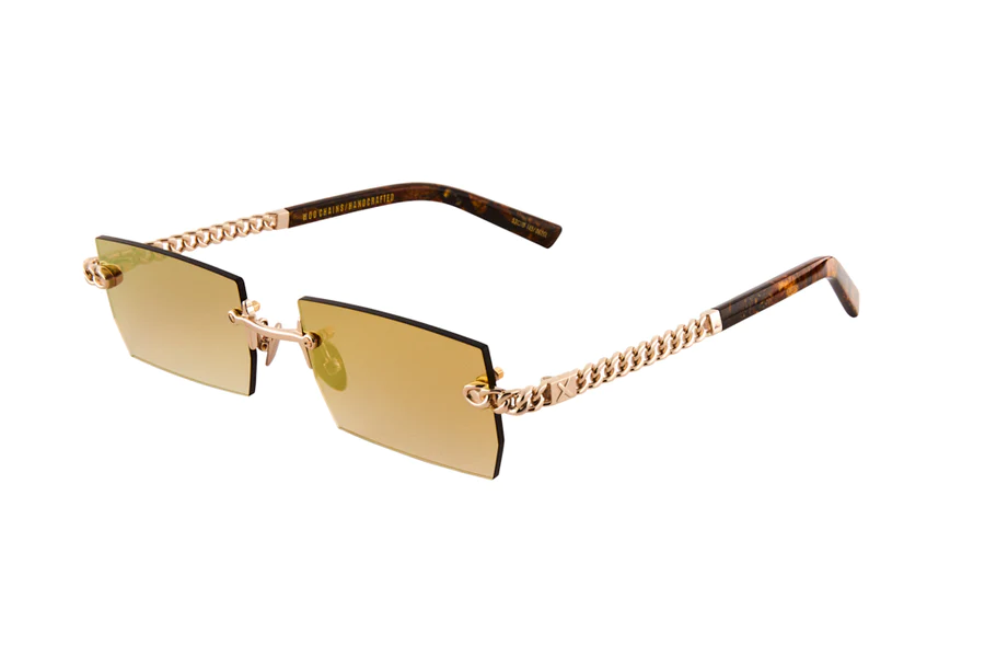 Окуляри сонцезахисні Oscar x Frank 062GL WOO CHAINS - GOLD 2 Окуляри сонцезахисні Oscar x Frank 062GL WOO CHAINS - GOLD - Зображення 2