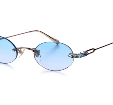 Окуляри сонцезахисні Vintage Eyewear SANTORINI Aqua Crystal BLUE LENS