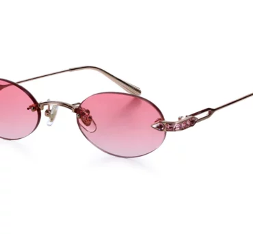 Окуляри сонцезахисні Vintage Eyewear SANTORINI Light Rose Crystal PINK LENS