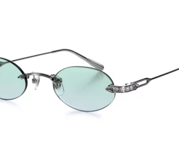 Окуляри сонцезахисні Vintage Eyewear SANTORINI Clear Crystal GREEN LENS