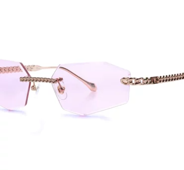 Окуляри сонцезахисні Vintage Eyewear MIAMI Rose Gold PINK PHOTOCHROMIC LENS