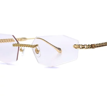 Окуляри сонцезахисні Vintage Eyewear MIAMI Yellow Gold BROWN PHOTOCHROMIC LENS