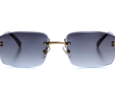 3yellow gold black lenses